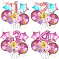 Ballon de princesse en latex fournitures de décoration de fête d'anniversaire cadeau de fille