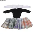 Miniature Butter fur s and Short Skirt and Blouse Race House Clothing Dolls Fashion Clothes