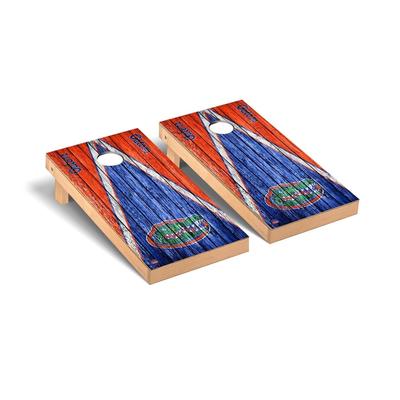 Florida UF Gators Triangle Cornhole Board Set