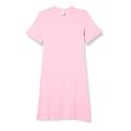 Champion Damen Legacy American Classics Soft Cotton 1x1 Rib Small Logo Slim Kleid, hot pink, X-Large