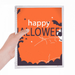 red happy fear halloween notebook loose diary refillable journal stationery