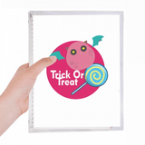 Halloween Candy Happy Trick Treat Notebook Loose Diary Refillable Journal Stationery