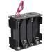 with Wire 12V Box 1Pc Leads Black Battery Clip Case 2A AA Holder 8 Battery charger