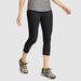 Eddie Bauer Women's Trail Tight High-Rise Capris - Black - Size L