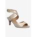 Women's Soncino Sandals by J. Renee® in Gold Stardust (Size 7 1/2 M)
