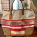 Coach Bags | Coach Hadley Sv Pink Multicolor Stripe Duffle (Coach F30302) | Color: Pink/White | Size: Os