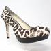 Michael Kors Shoes | Michael Kors Women's Size 9 M Leopard Print Calf Hair Lonna Pumps Heels Platform | Color: Black/Brown | Size: 9