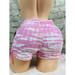 Pink Victoria's Secret Swim | New Victorias Secret Pink Ultimate Gym To Swim Shorts Pink White Tie Dye Sz Xl | Color: Pink/White | Size: Xl