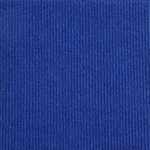 „MY HOME Teppichfliesen „“Trend““ Teppiche selbstliegend, 1m² oder 5m², 50 x 50cm, Fliese, Wohnzimmer Gr. B/L: 50 cm x 50 cm, 3 mm, 4 St., blau (azur) Teppichfliesen“