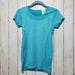 Nike Tops | Nike Sport Dri-Fit Turquoise Activewear Top Women’s Sz Xs Training Reflective | Color: Blue | Size: Xs