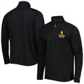 Men's Champion Black Wyoming Cowboys Textured Quarter-Zip Jacket