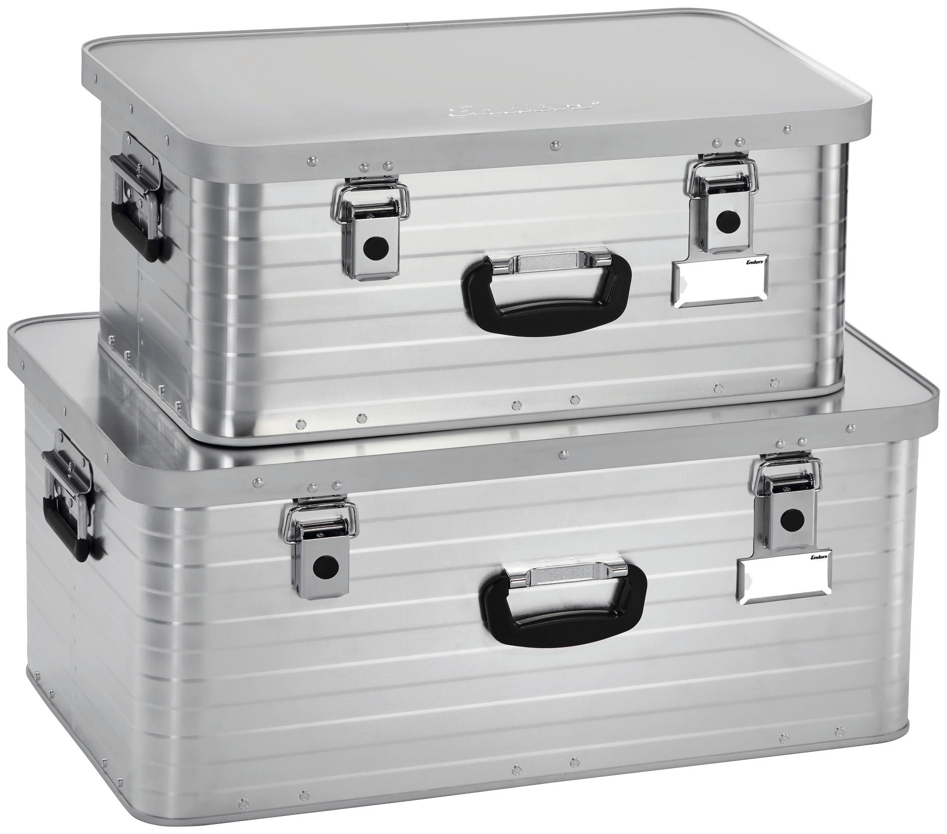 Transportbehälter ENDERS "Toronto", silber, Aluminium, Transportboxen, 47L = 3,6kg; 80L = 5kg