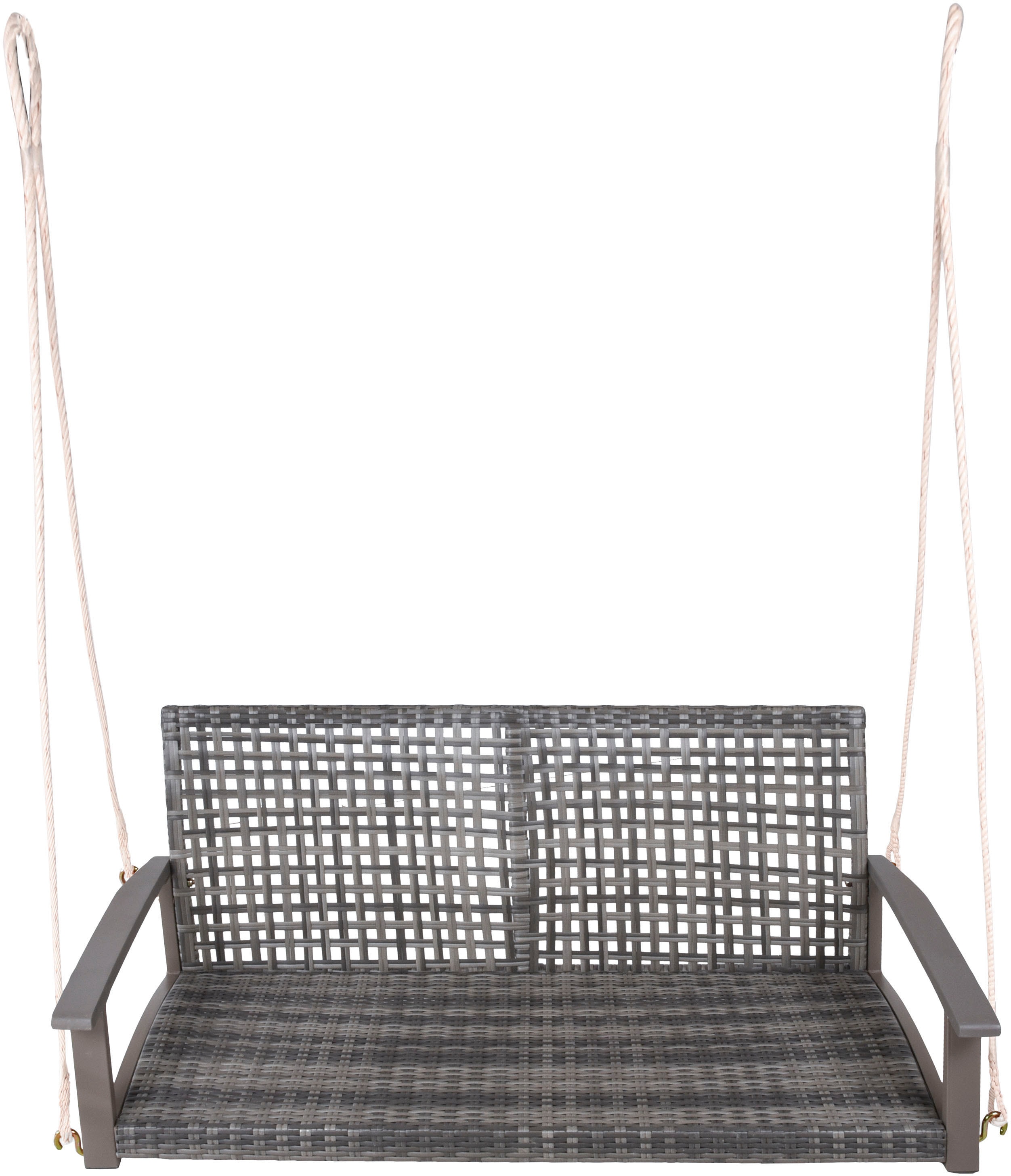 Gartenbank GARDEN PLEASURE "CUNEO", grau, B:114cm H:79cm T:57cm, Holz, Kunststoff, Stahl, Sitzbänke, Gartenbank