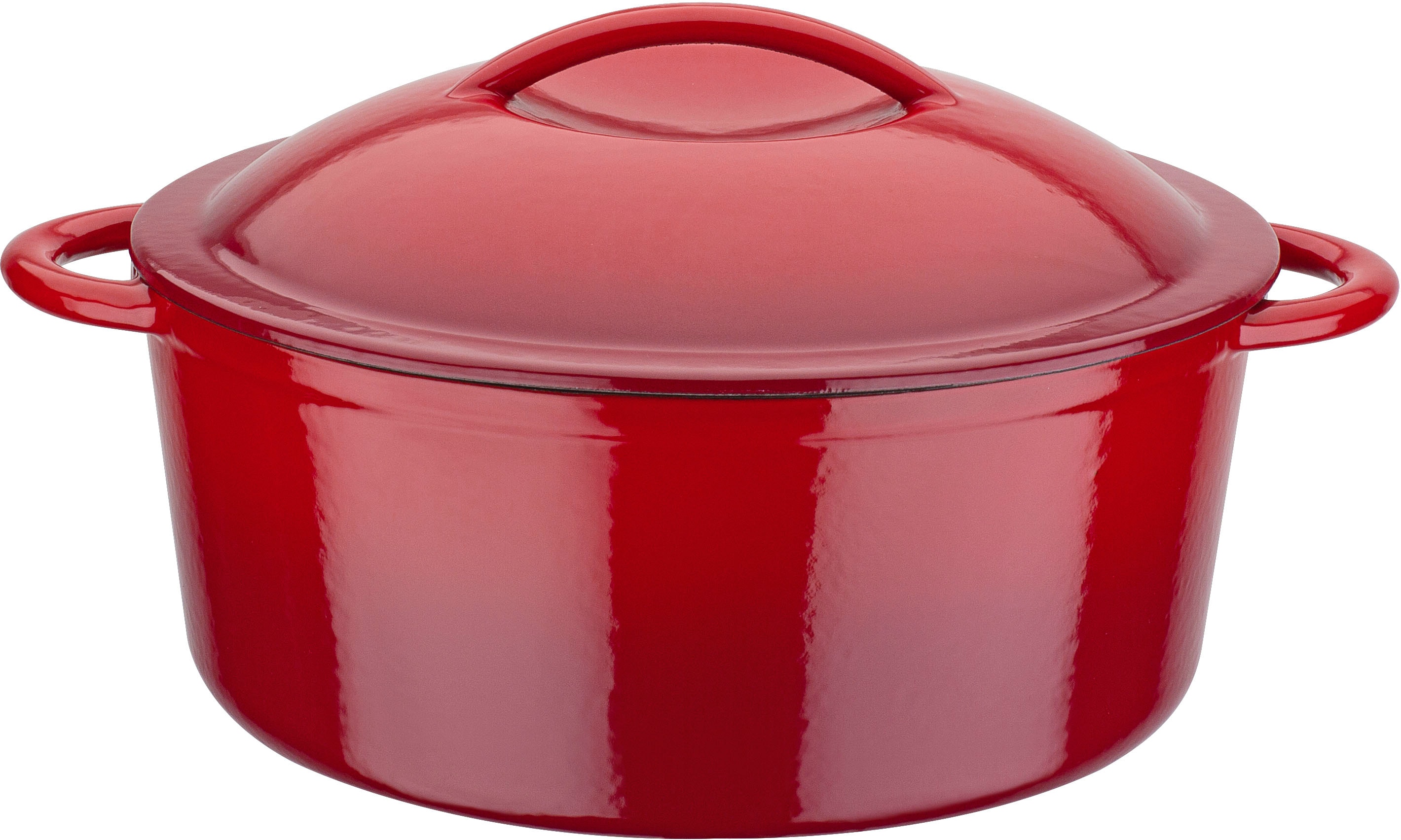 Kochtopf GSW "Red Shadow", rot (rot, schattiert), H:10cm Ø:24cm, Töpfe, Dunstzapfen im Deckel zum Garen im eigenen Saft, Induktion, Ø 24 cm Image