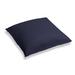 Loom Decor Sunbrella® Floor Square Indoor/Outdoor Pillow Cover & Insert Polyester/Polyfill/Sunbrella® in Blue/Navy | 5 H x 28 W x 28 D in | Wayfair
