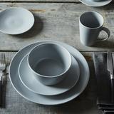 Noritake Colorscapes Swirl 4-Piece Coupe Place Setting, Service for 1 Porcelain/Ceramic in Gray | Wayfair 4390-04G