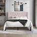 House of Hampton® Ffyona Tufted Standard Bed Upholstered/Velvet in Pink | 49.84 H x 81.76 W x 85.3 D in | Wayfair E7CDDCF2A24E4CA18909A4223699D540