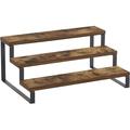 Prep & Savour 3-Tier Spice Rack, 13.7 Inch Wood Step Shelf Countertop Spice Storage Holder | 6.1 H x 13.8 W x 9.4 D in | Wayfair