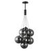 ET2 Lighting Burst 19 Inch 9 Light LED Multi Light Pendant - E25087-142BK