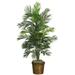 4.75' Exotic Silk Areca Palm Artificial Tree with Basket