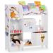 Kids Toy and Book Organizer Wooden Storage Cabinet w/ Storage Bins