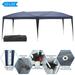 Mairbeon 3 x 6m Home Use Outdoor Camping Waterproof Folding Tent with Carry Bag Blue