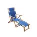 Outdoor Patio Wooden Adirondack Chair Lounge Holder Deck Garden Furniture Blue