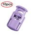 xinqinghao tool set rope cord locks clip end single holes luggage lanyard fasten stopper sliding purple