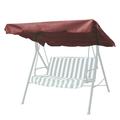 72 x53 Outdoor Patio Swing Canopy Replacement Cover for Garden Swing Chair Cover Patio Hammock Cover Top