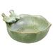 BESTONZON BESTONZON Ceramic Bird Feeder Bird Bath Bowl Bird Food Holder for Garden Outside Decoration