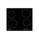 Samsung Ceramic Hob with 4 Cooking Zones, With Touch Control, Colour: Black, Material: Glass, C61R2AEE