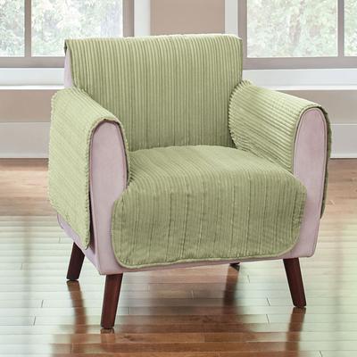 Chair Reversible Plush Stripe Furniture Protector ...