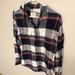 American Eagle Outfitters Tops | American Eagle Outfitters - Women's Flannel Shirt - Size M | Color: Blue/Red | Size: M