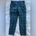 J. Crew Pants & Jumpsuits | Jcrew Blue/Green Tartan Wool Blend Pants (Matching Print Blazer Sold Separately) | Color: Blue/Green | Size: 4