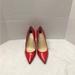 Nine West Shoes | Nine West Women’s Brand New Never Worn Before Red Heels | Color: Black/Red | Size: 8.5