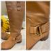 Nine West Shoes | Nine West Wasee Leather Riding Boot Camel Tan | Color: Tan | Size: 8