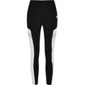 Leggings STARTER BLACK LABEL "Damen Ladies Starter Highwaist Sports Leggings" Gr. S, US-Größen, schwarz (black, white) Damen Hosen Leggings Sportleggings Tight