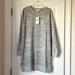 Michael Kors Dresses | Brand New Michael Kors Sweater Dress Pearl Heather Size M | Color: Gray/Silver | Size: M