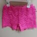 Disney Matching Sets | Girls Size 6 Disney Set. Cinderella. Dressy Girls Lace Tiered Shorts. | Color: Cream/Pink | Size: 6g