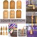 Louis Vuitton Accessories | Louis Vuitton Luggage Tag Bag Charm (1) | Color: Gold/Tan | Size: M.O