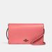 Coach Bags | Coach 3037 Anna Foldover Crossbody Clutch | Color: Pink/Red | Size: 8" (L) X 4 3/4" (H) X 1 1/2" (W)