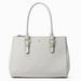 Kate Spade Bags | Kate Spade New York Charlotte Street Reena Tote Stone Ice Gray Shoulder Purse | Color: Gray | Size: Os