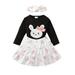 ZHAGHMIN Girls Tie Dye Shorts Set Toddler Easter Cute Baby Clothes Rabbit Tops Skirt Headband 3Pcs Outfits Baby Long Sleeve Baby Girls Clothing Sets For Winter New Born Clothes For Girls Teen Activ