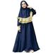 ZHAGHMIN Girls Short Sleeve Two-Piece Suit Toddler Baby Kid Girls Ramadan Abaya Dubai Robe Traditional Clothing Dress 3 Month Old Clothes Clothes For Babies Girl Baby 1Z Baby Girl Outfit Set Toddler