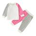 ZHAGHMIN Modern Baby Girl Clothes Toddler Girls Boys Winter Long Sleeve Tops Pants 2Pcs Outfits Clothes Set For Babys Clothes Underwear Set Mom And Baby Matching Shoes New Born Baby Girl Outfits Wit