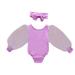 ZHAGHMIN Fashion Toddler Girl Outfit Sleeve Bodysuit Outfits Mesh Girls Clothes Baby Puff Romper Solid Girls Outfits&Set Rainbow Baby Girl Clothes 2T Girls Outfits 3 Piece Little Character Set Toddl