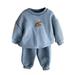 ZHAGHMIN Baby Cotton Shorts Set Baby Girls Boys Autumn Bear Cotton Long Sleeve Long Pants Hoodie Sport Pants Set Outfits Clothes Boys Outfits 4 Months 4 Month Old Boy Outfits Winter Jacket Baby Boy