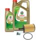 Bestprice Ölfilter + 6L CASTROL EDGE FST 5W-30 LL für Audi, Chrysler, Dodge, Mitsubishi, Seat, Skoda, VW