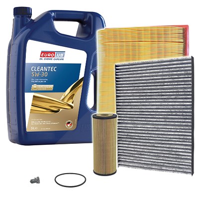 Bestprice Inspektionspaket Filtersatz SET A + 5l ÖL [Hersteller-Nr. 10493557] für Skoda, VW Image