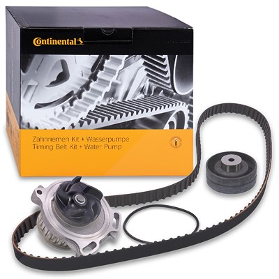 Continental Ctam Zahnriemensatz + Wasserpumpe [Hersteller-Nr. CT660WP1] für Audi, VW Image